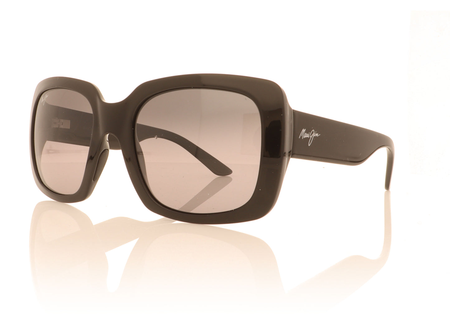Maui Jim Two Steps 02 Black Sunglasses - Angle