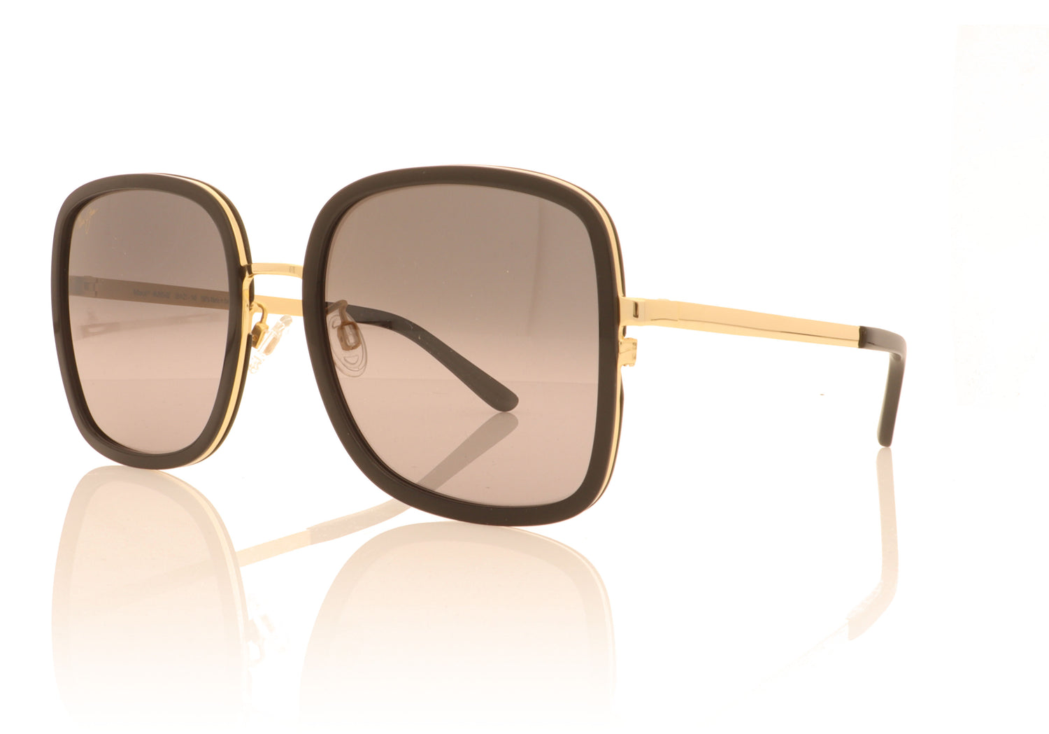 Maui Jim Pua 02 Black Sunglasses - Angle