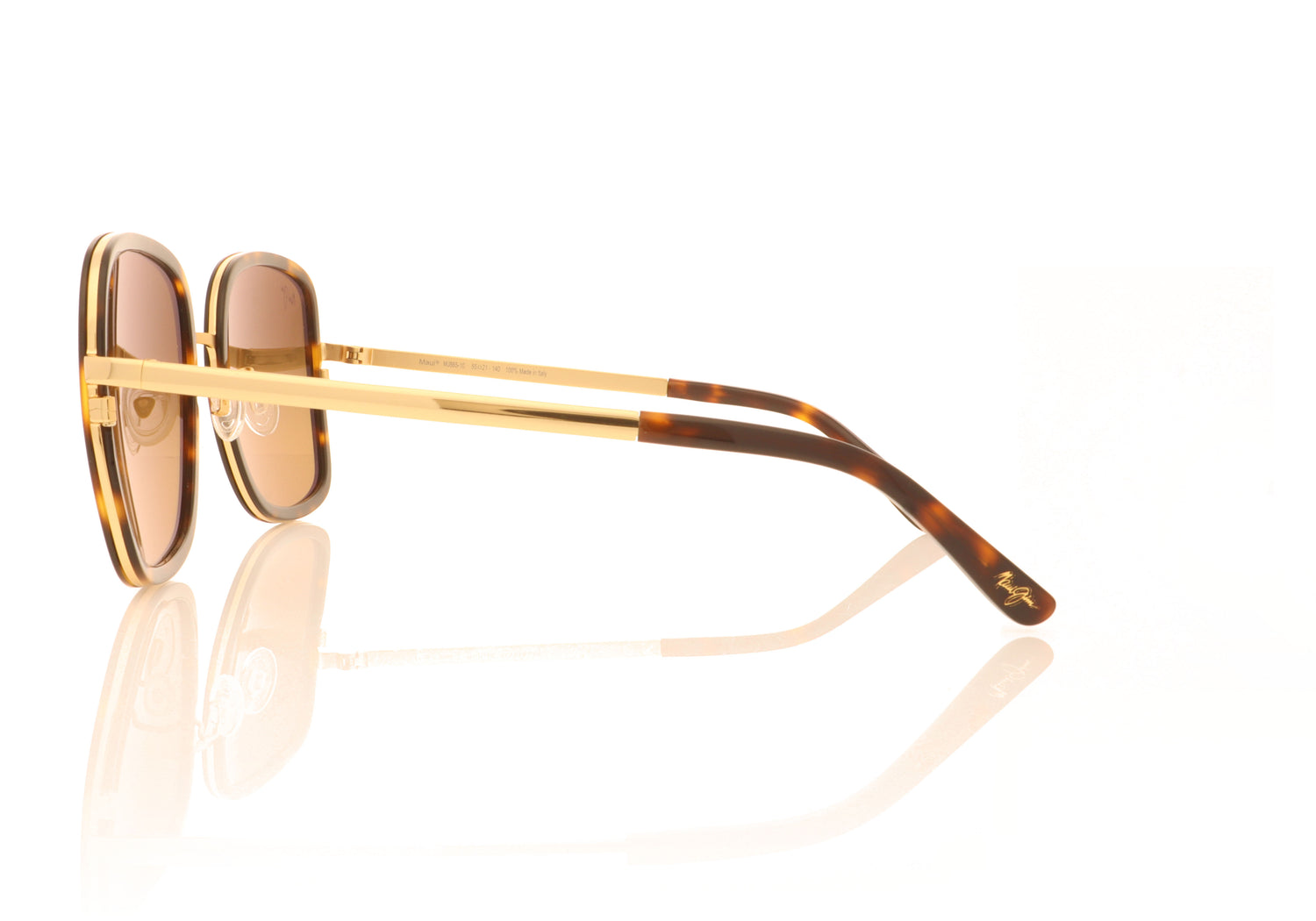 Maui Jim Pua 10 Tortoise Sunglasses - Side