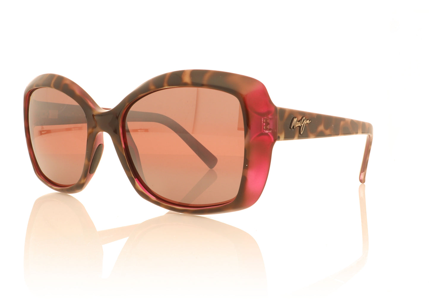Maui Jim Orchid 12B Tortoise Sunglasses - Angle