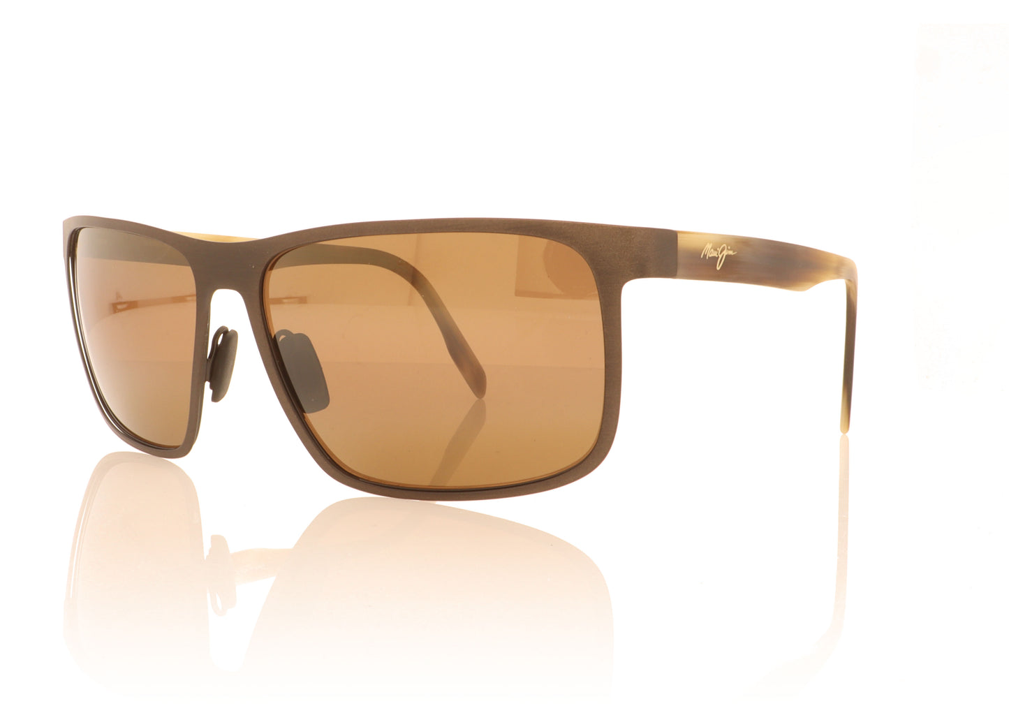 Maui Jim MJ846 Wana 01C Brushed Chocolate Sunglasses - Angle