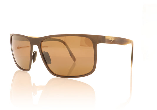 Maui Jim MJ846 Wana 01C Brushed Chocolate Sunglasses - Angle
