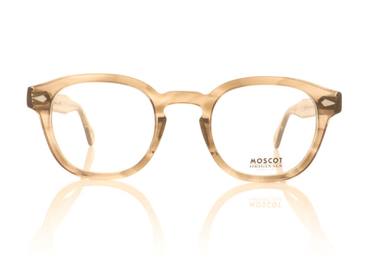 Moscot Lemtosh Brown Ash Brown Ash Glasses - Front