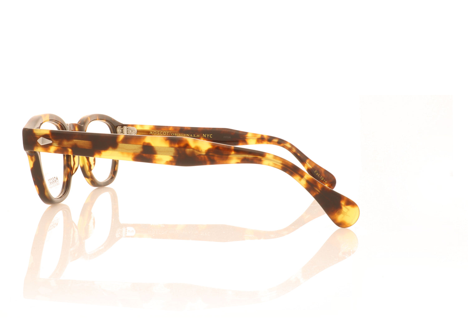 Moscot Lemtosh CH Classic Havana Glasses - Side