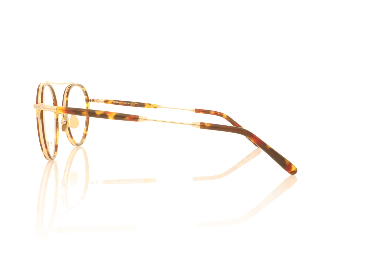 Moscot Pupik TG Tortoise Glasses - Side