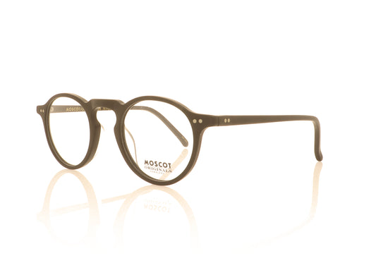Moscot Tuchus MB Matte Black Glasses - Angle