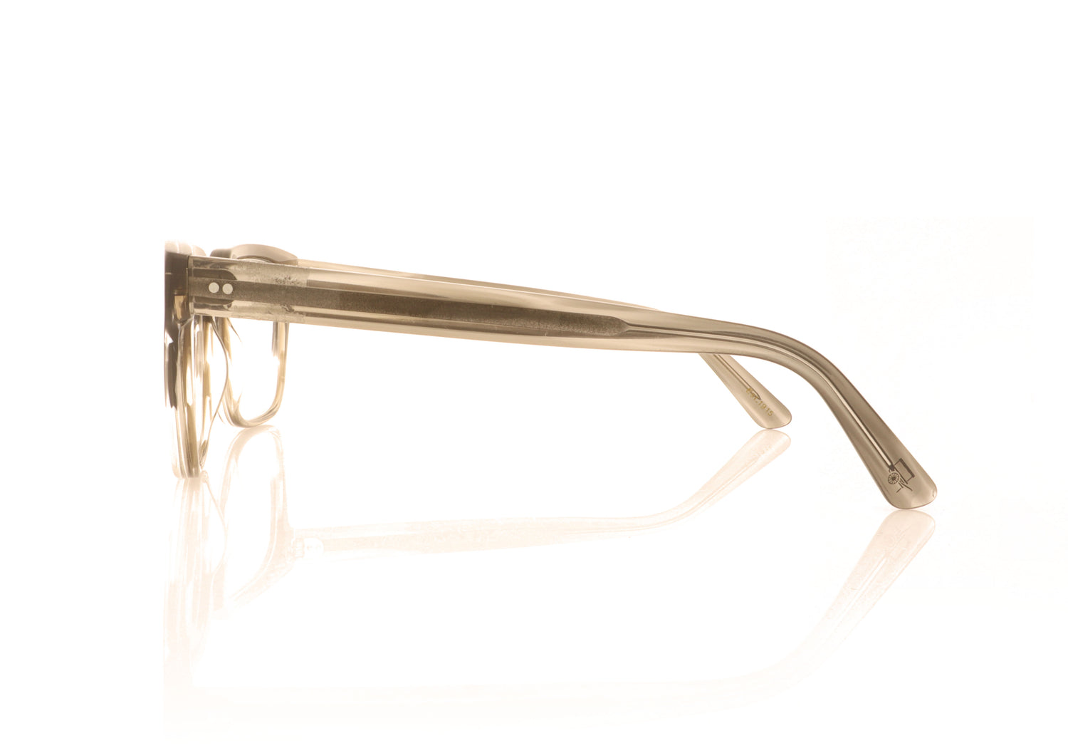 Moscot Zayde Charcoal Charcoal Glasses - Side