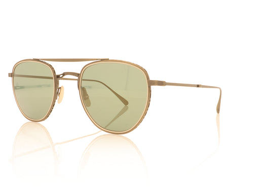 Mr. Leight Roku S ATG Antique Gold Sunglasses - Angle