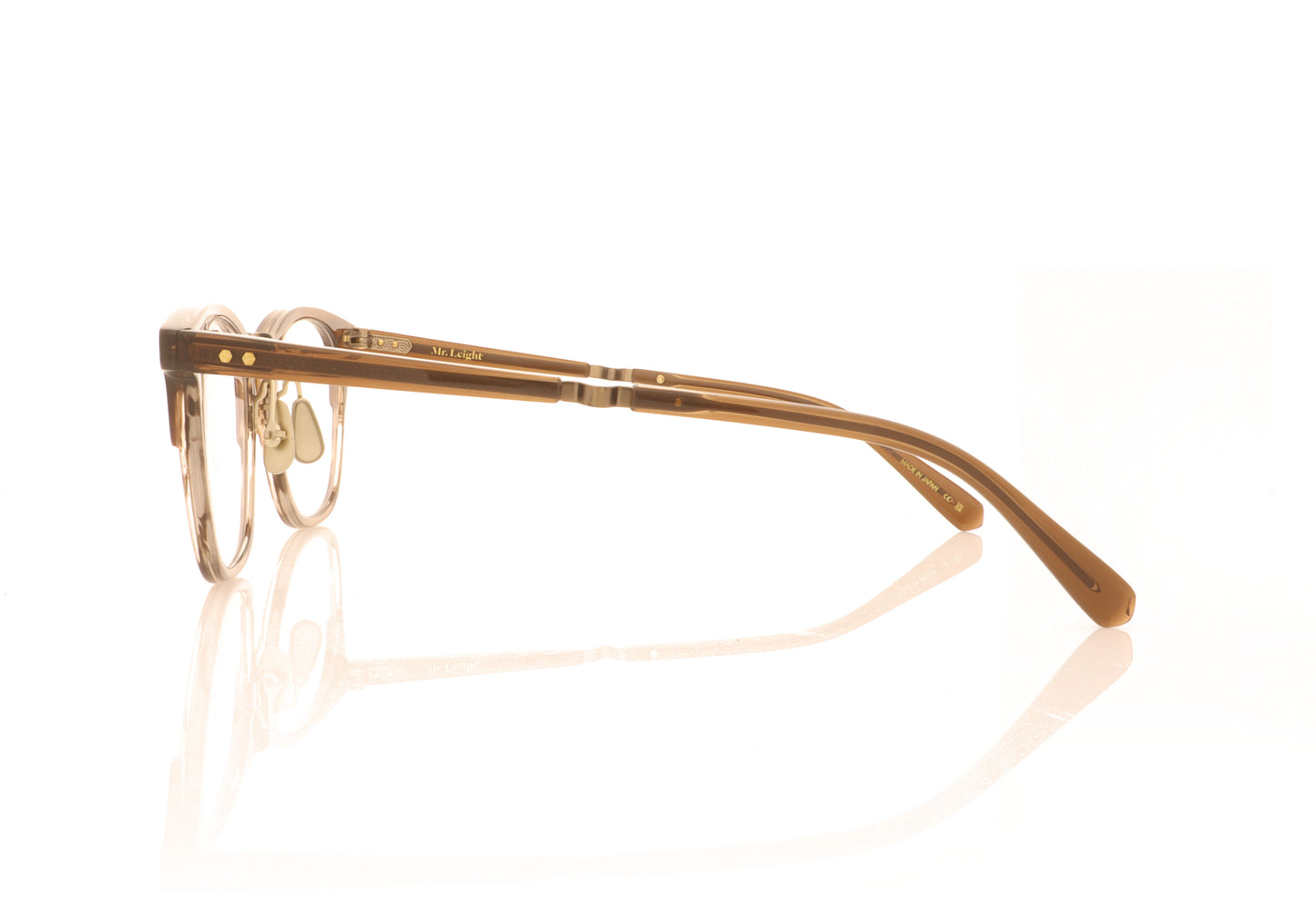 Mr. Leight Wright C MAHF Mahogany Glasses - Side