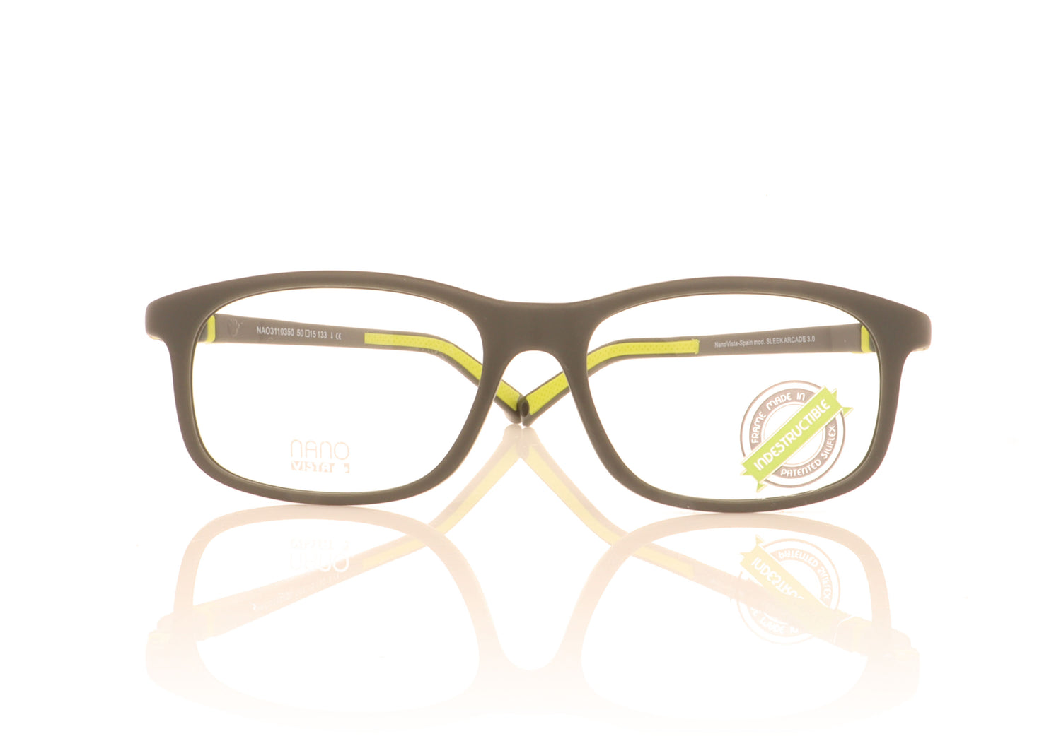 NanoVista Arcade NA3110350 Black Yellow Glasses - Front