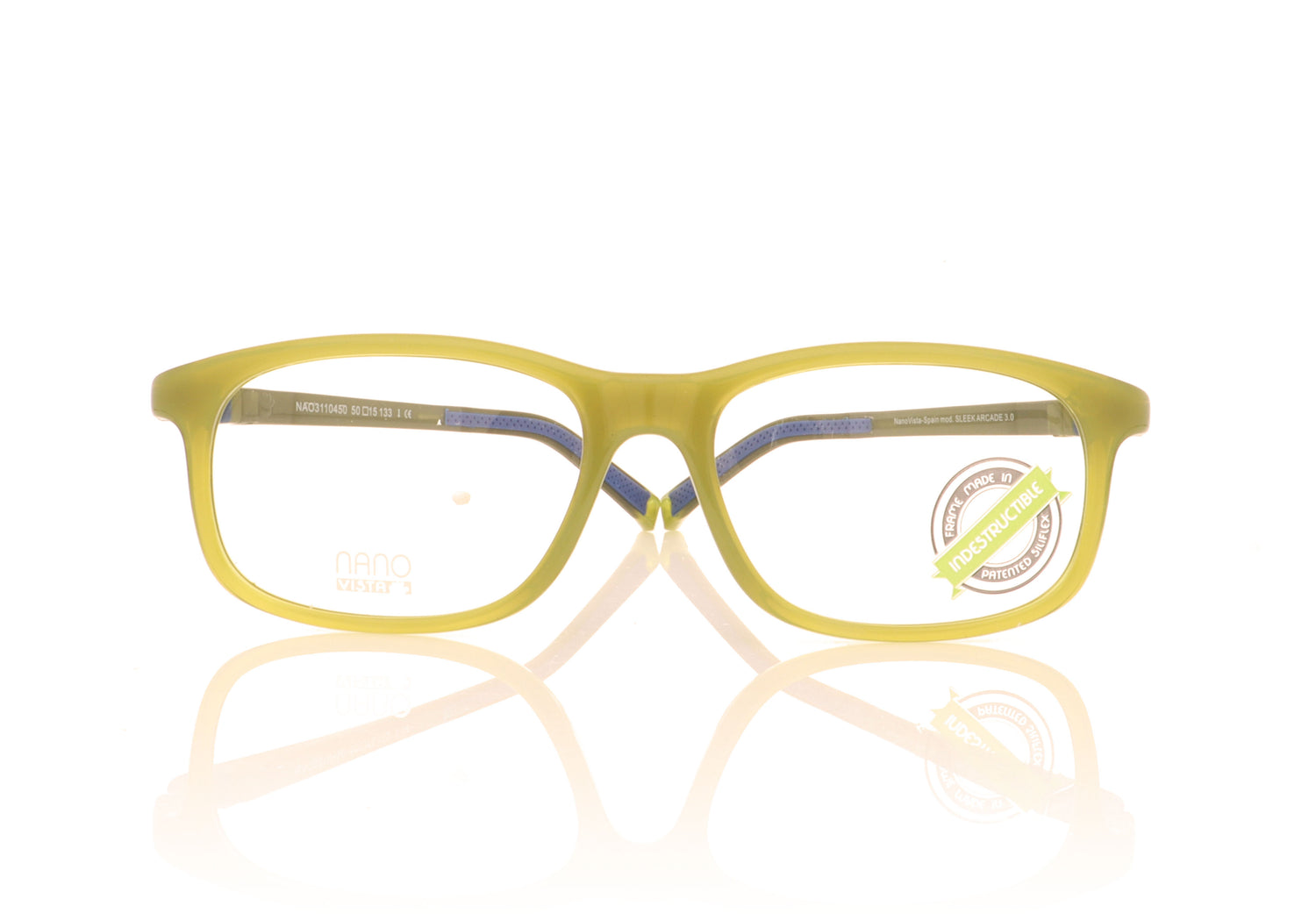 NanoVista Arcade NAO3110450 Green Glasses - Front