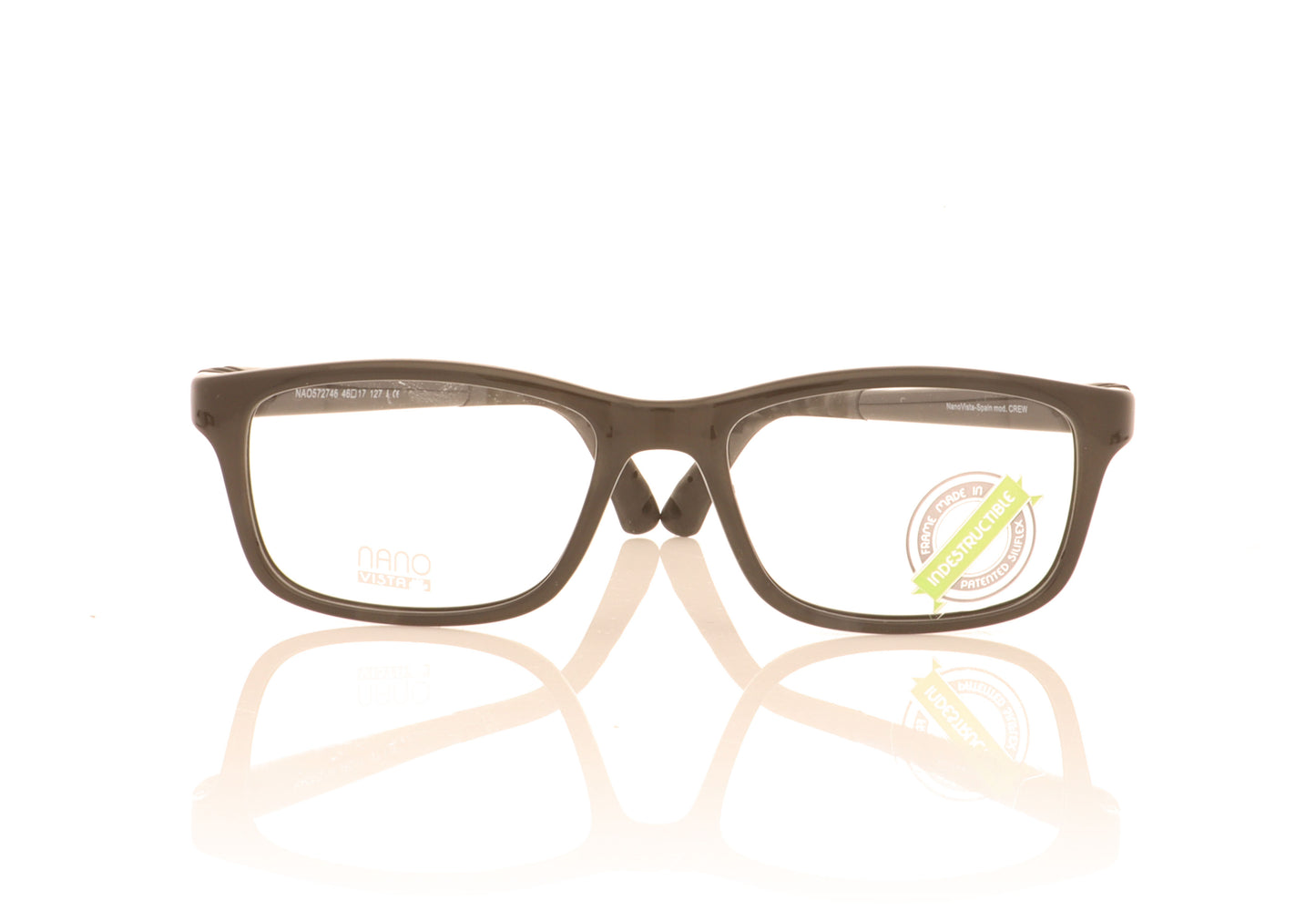 NanoVista Crew Black Black Glasses - Front