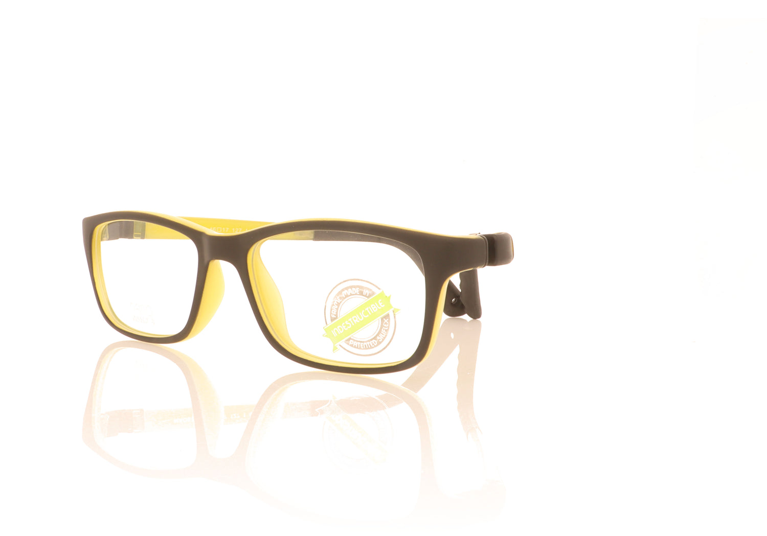 NanoVista Crew NAO57946 Black Yellow Glasses - Angle