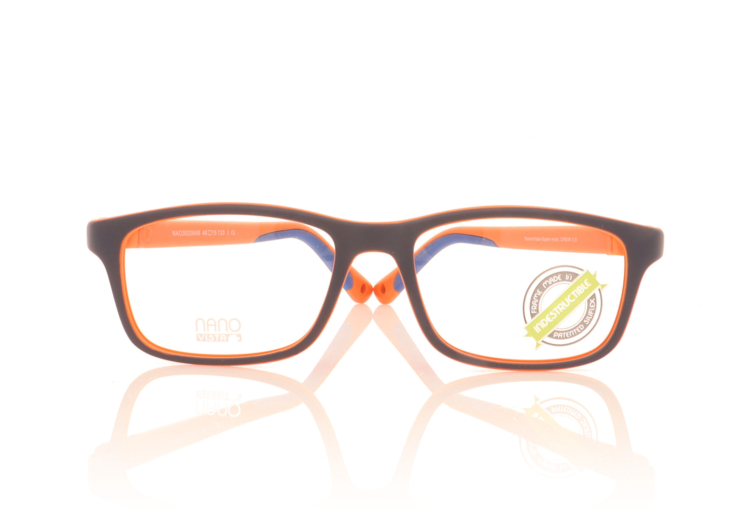NanoVista Crew NO3020648 Blue Orange Glasses - Front