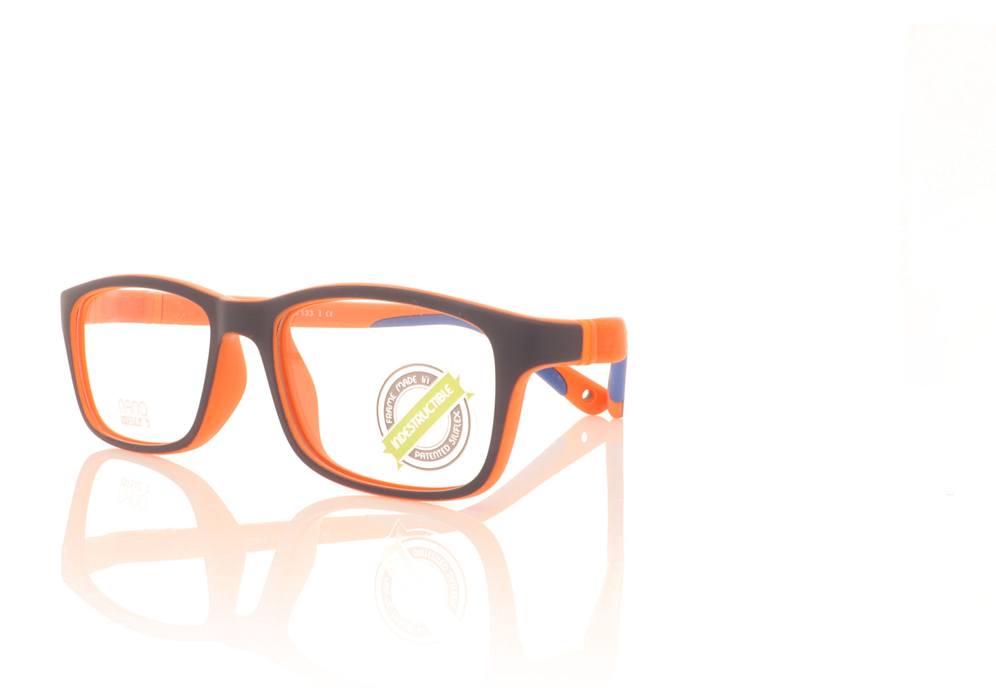 NanoVista Crew NO3020648 Blue Orange Glasses - Angle