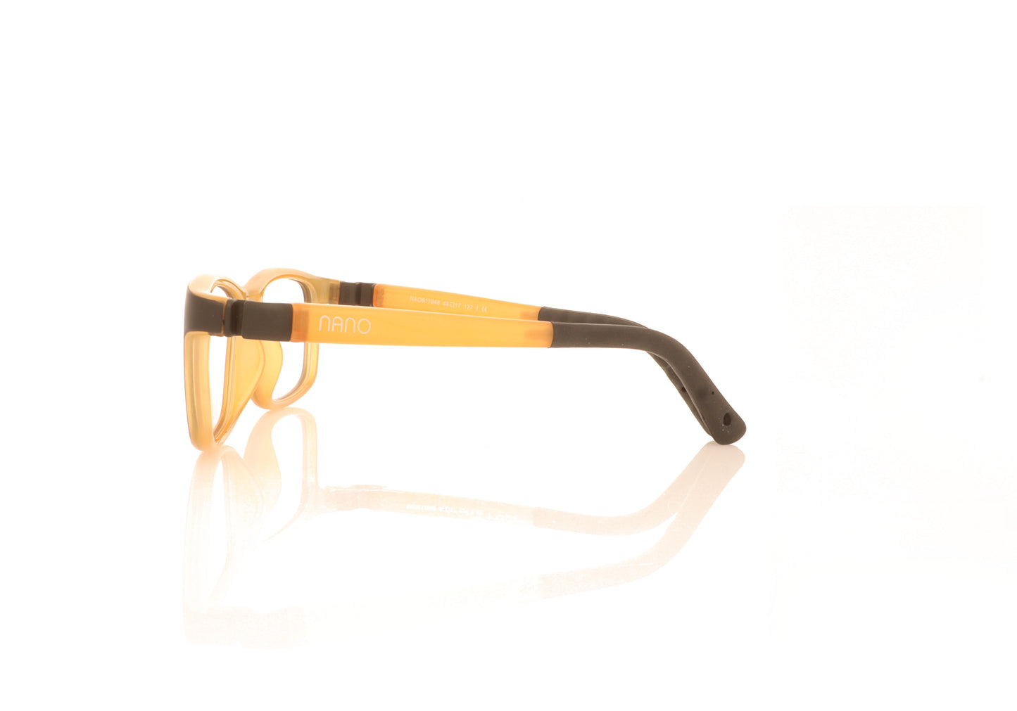 NanoVista Fangame NA611948 Black Orange Glasses - Side
