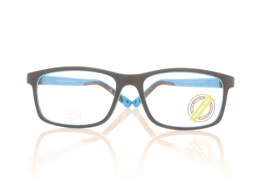 NanoVista Fangame NAO3030452 Black Blue Glasses - Front
