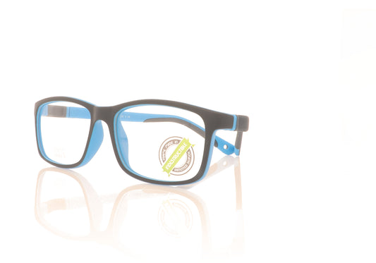 NanoVista Fangame NAO3030452 Black Blue Glasses - Angle