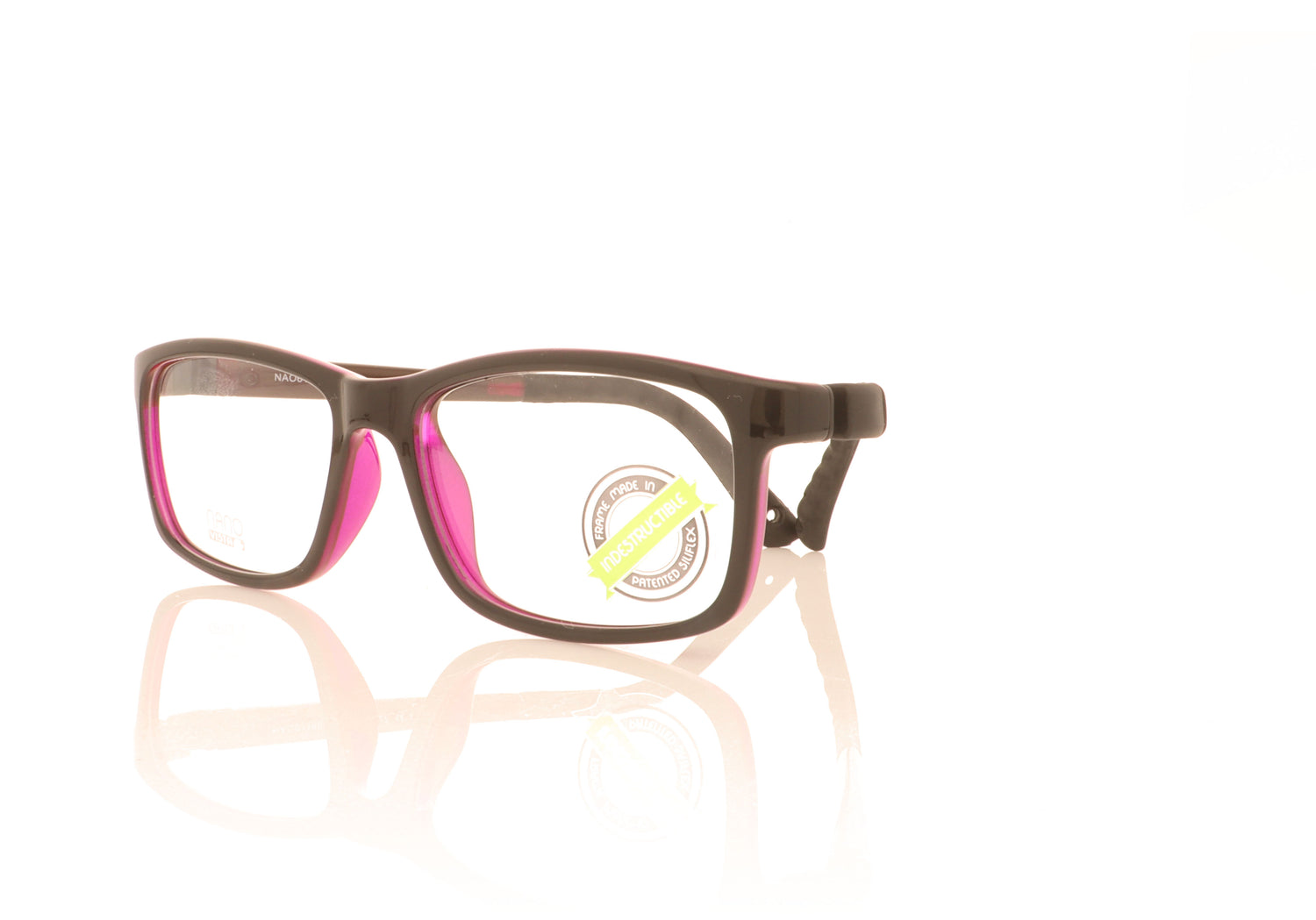 NanoVista Fangame NAO611650 Black Purple Glasses - Angle