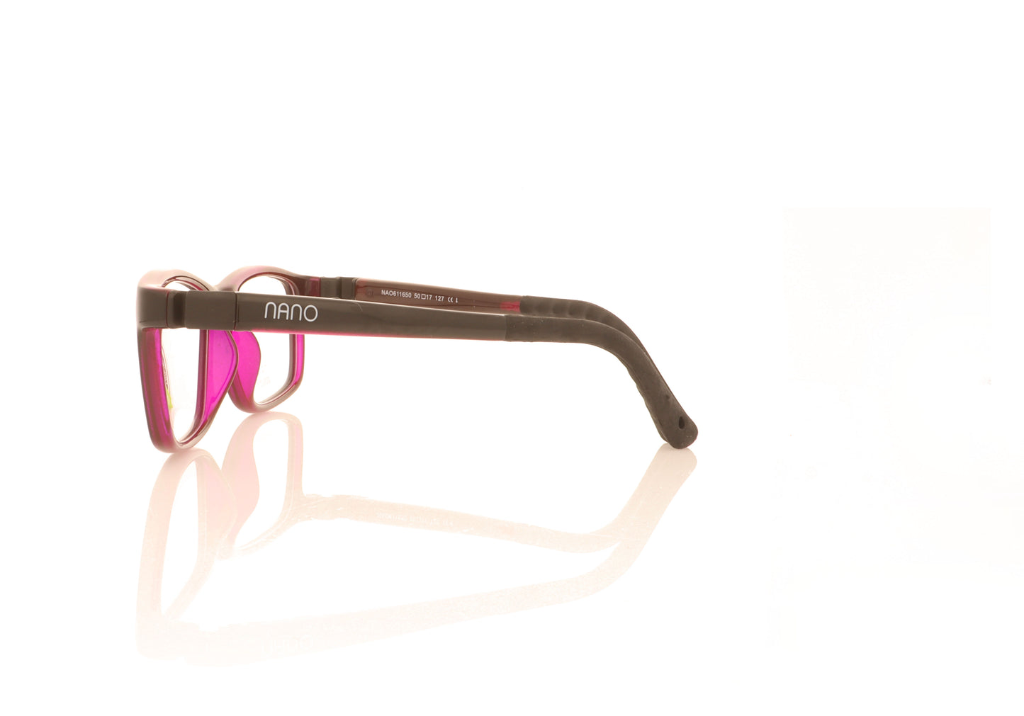 NanoVista Fangame NAO611650 Black Purple Glasses - Side