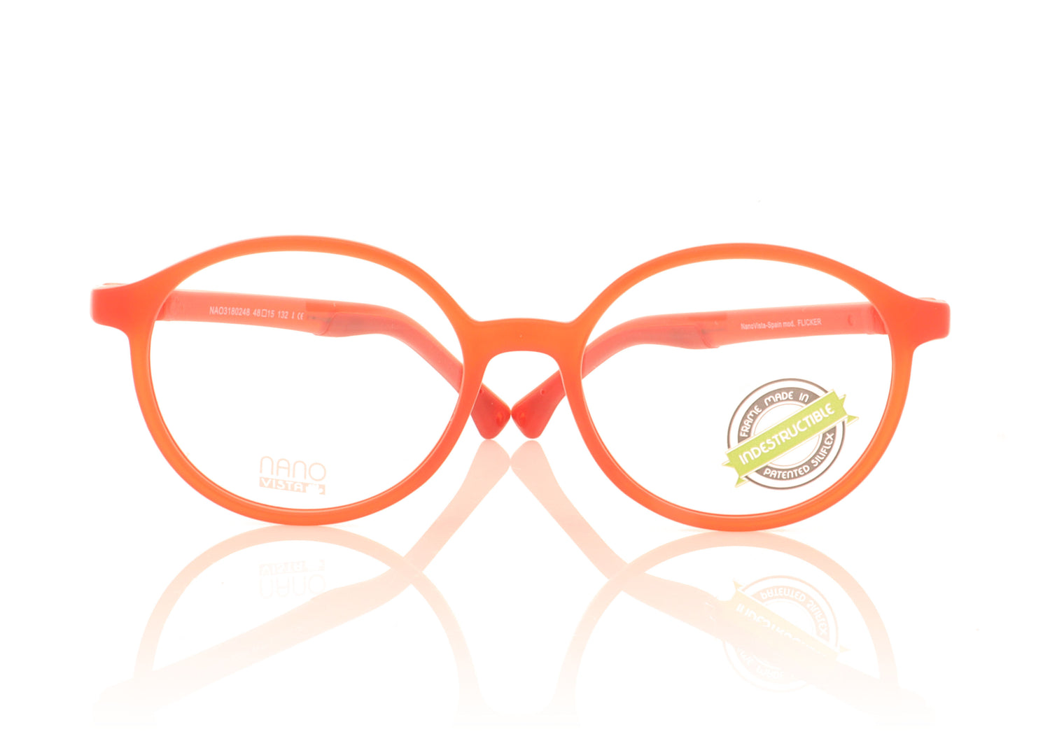 NanoVista Flicker NAO3180248 Red Glasses - Front