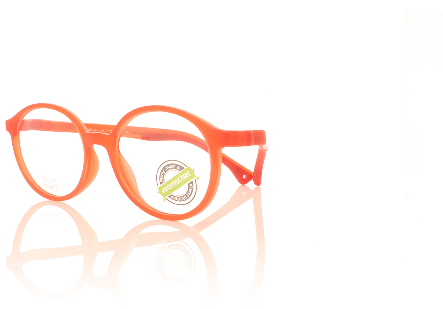 NanoVista Flicker NAO3180248 Red Glasses - Angle