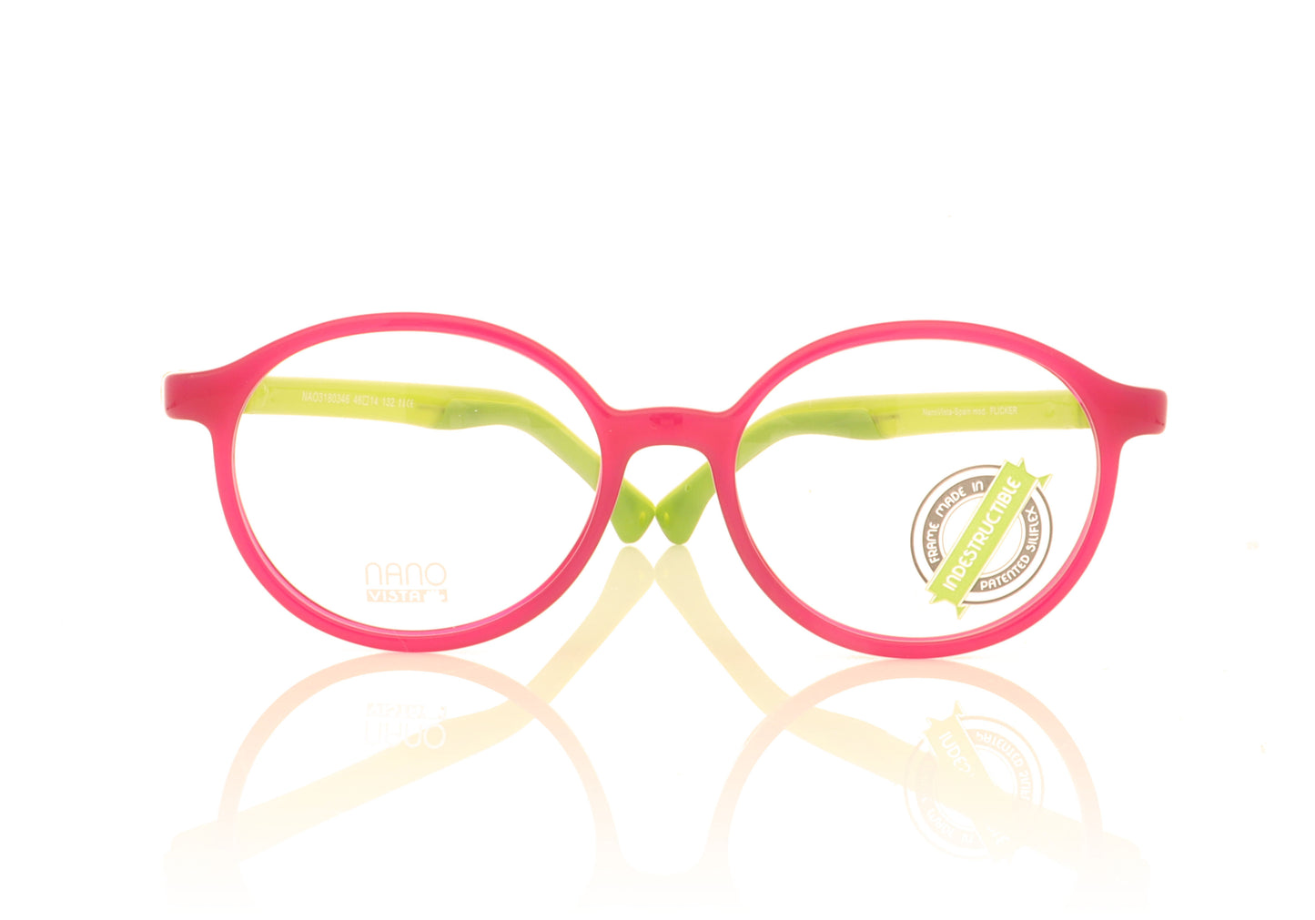 NanoVista Flicker NAO3180346 Raspberry Glasses - Front