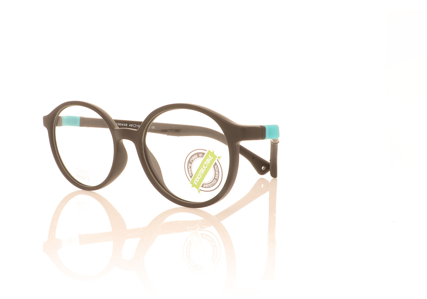 NanoVista Flicker NAO3180448 Black Green Glasses - Angle