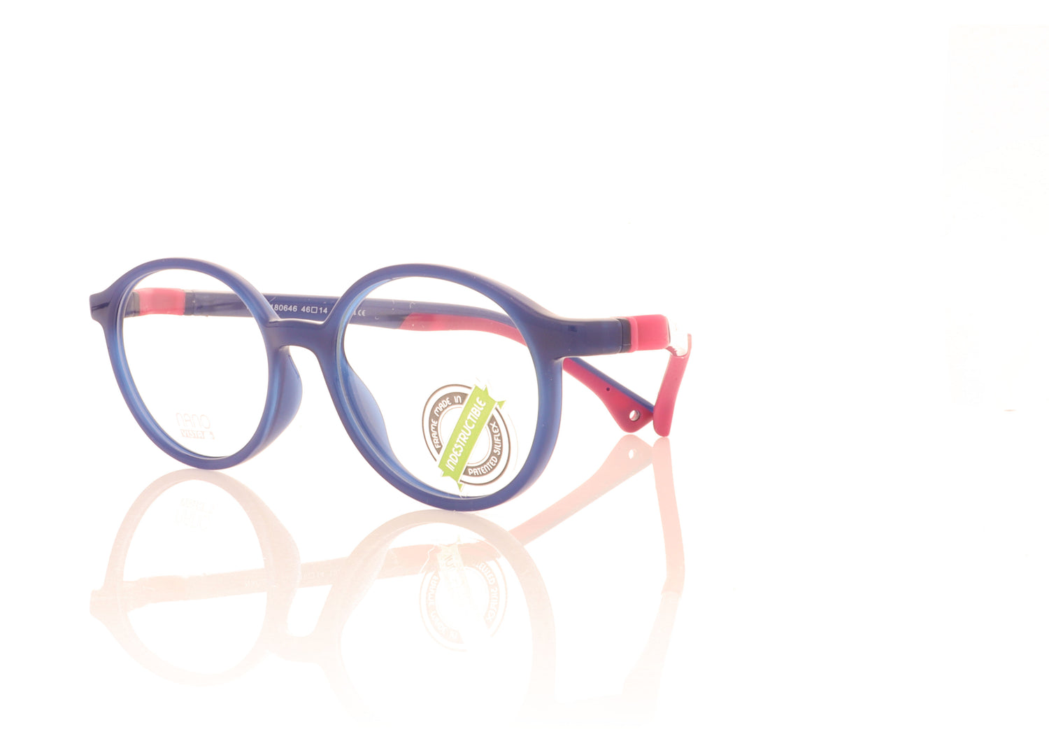 NanoVista Flicker NAO3180646 Navy Glasses - Angle