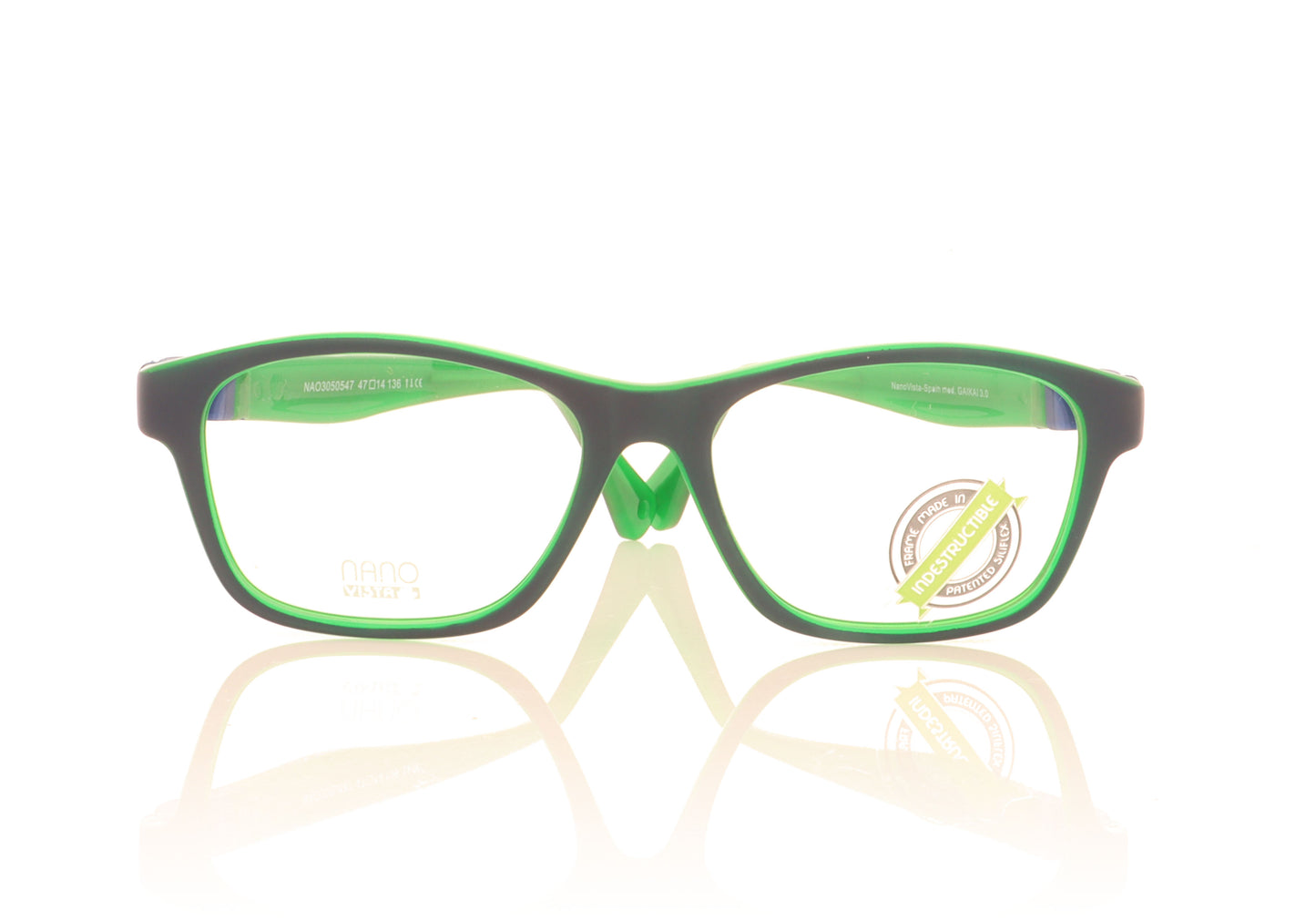 NanoVista Gaikai NAO3050549 Blue Green Glasses - Front