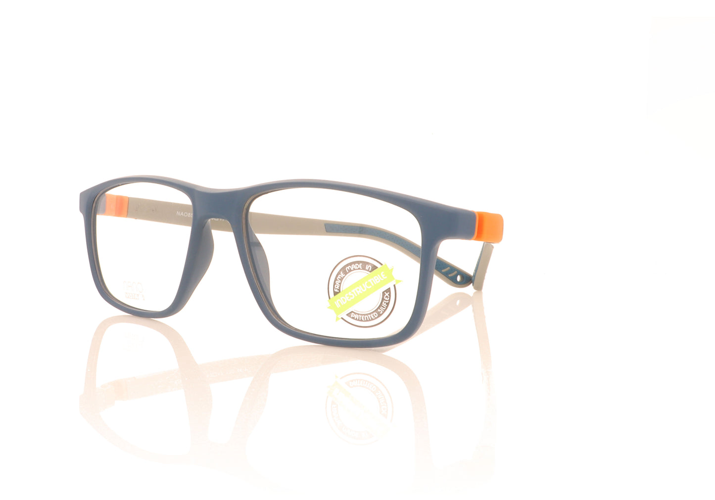 NanoVista Joey NAO850650 Blue Grey Glasses - Angle