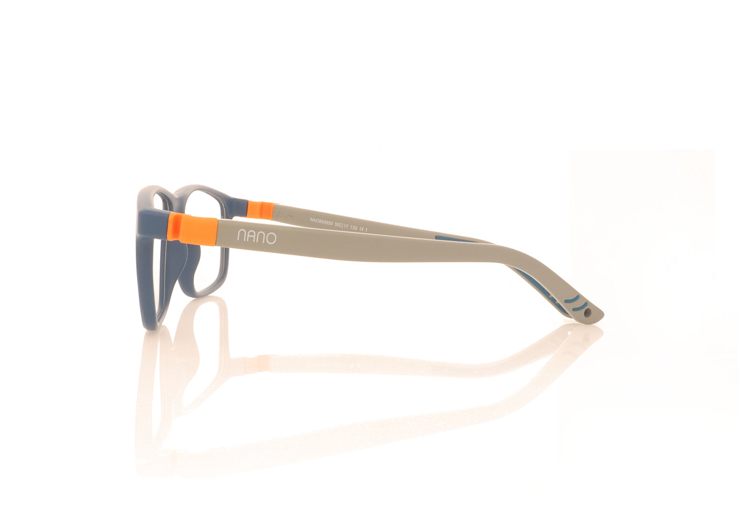 NanoVista Joey NAO850650 Blue Grey Glasses - Side