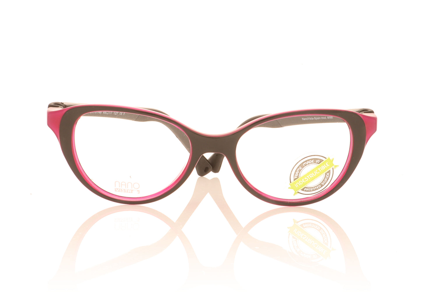 NanoVista Mimi BP Black Purple Glasses - Front