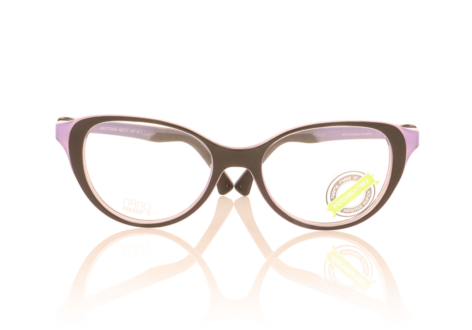 NanoVista Mimi NAO770846 Black Glasses - Front