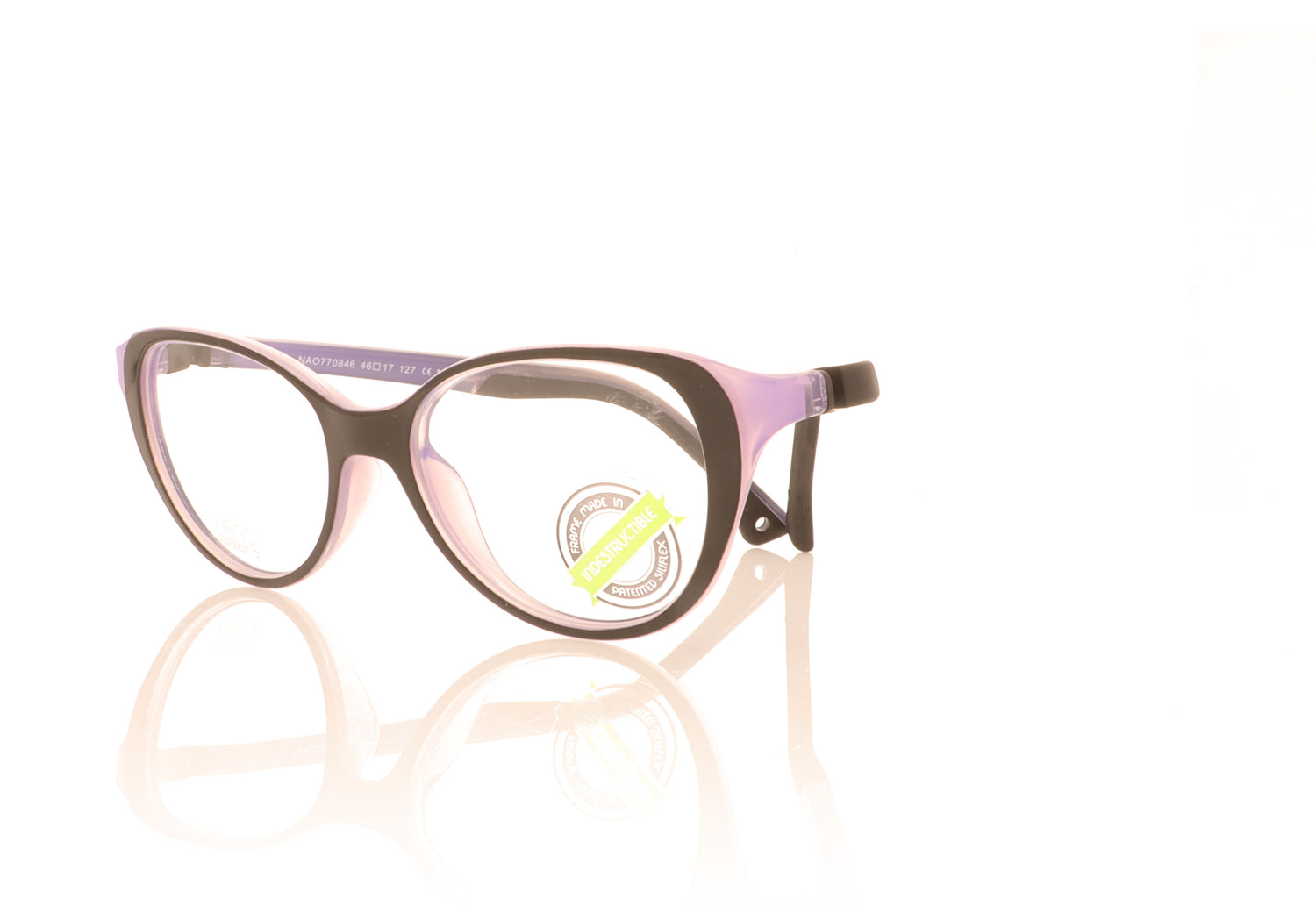 NanoVista Mimi NAO770846 Black Glasses - Angle