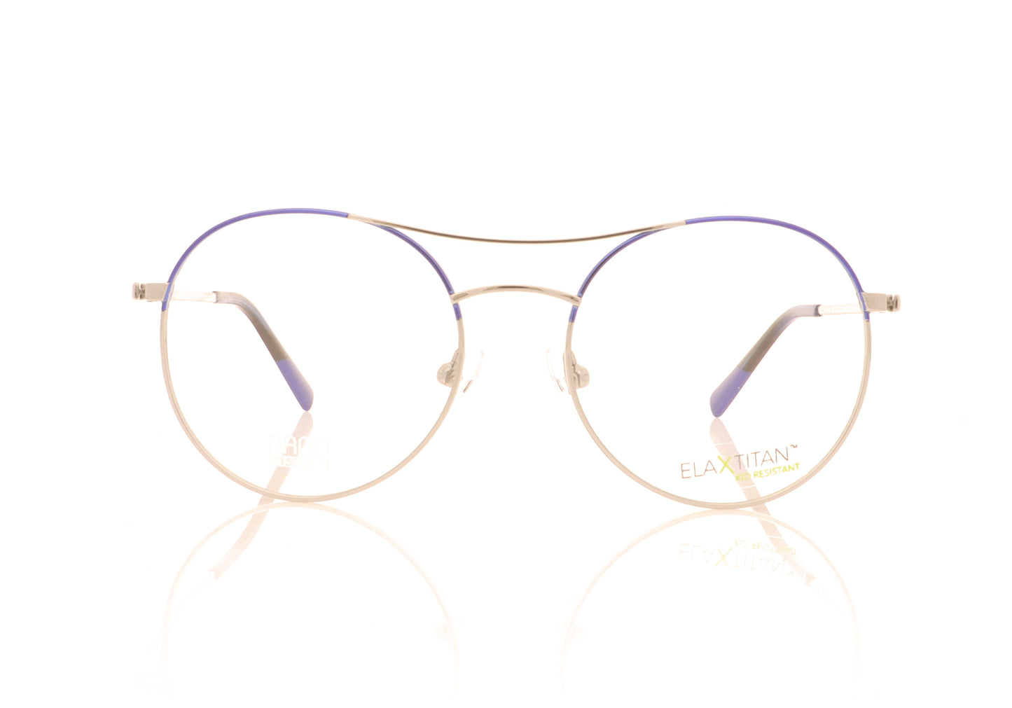 NanoVista Tokyo S Silver Glasses - Front