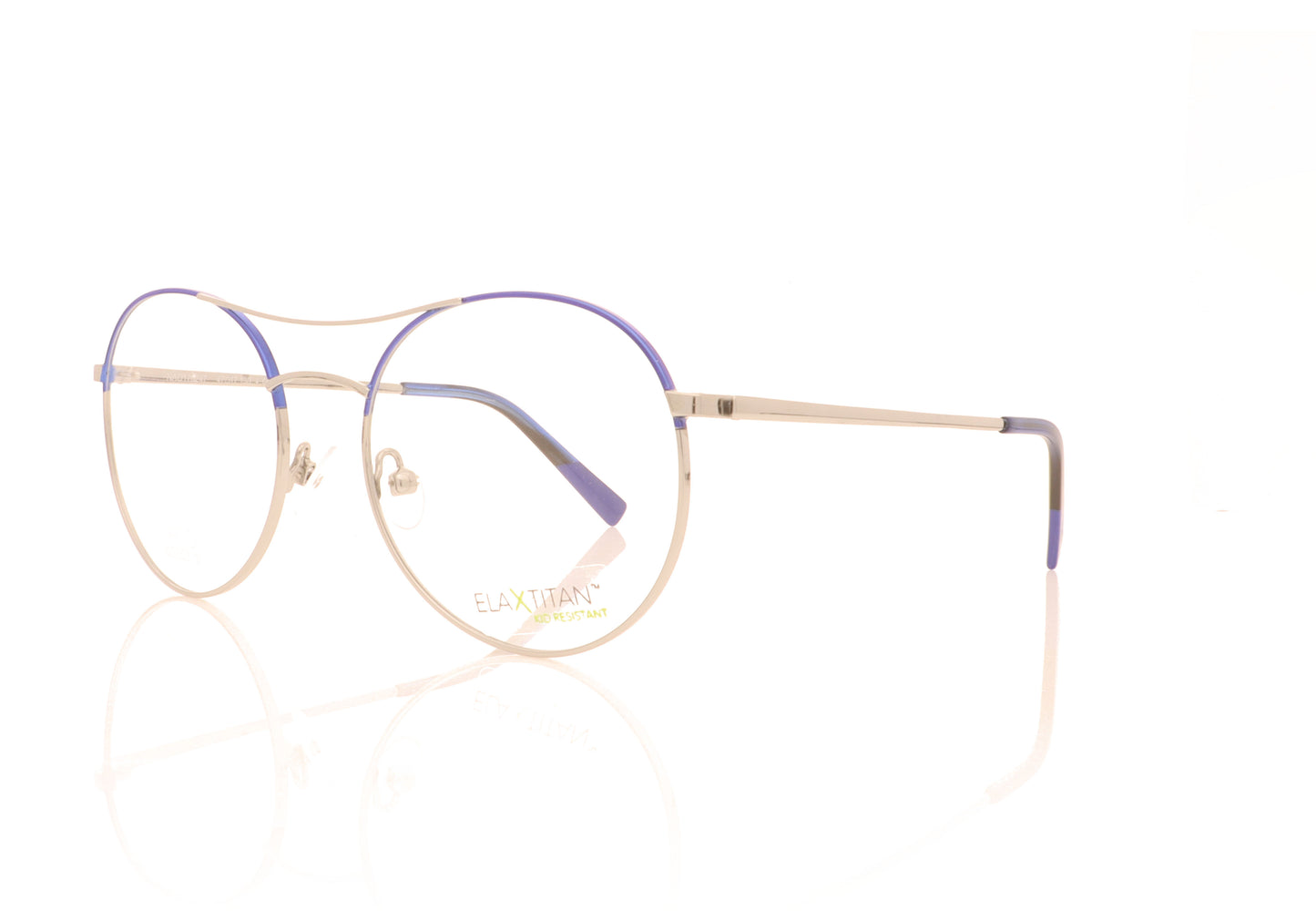 NanoVista Tokyo S Silver Glasses - Angle
