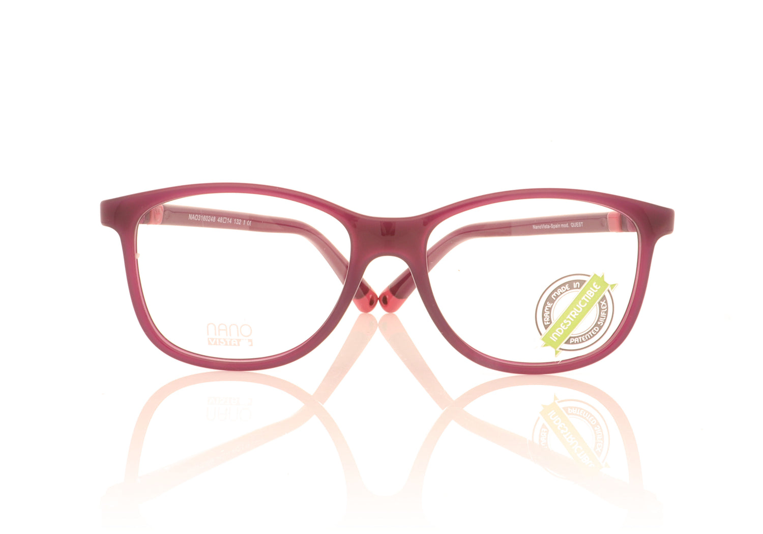 NanoVista Quest NAO3160248 Purple Glasses - Front