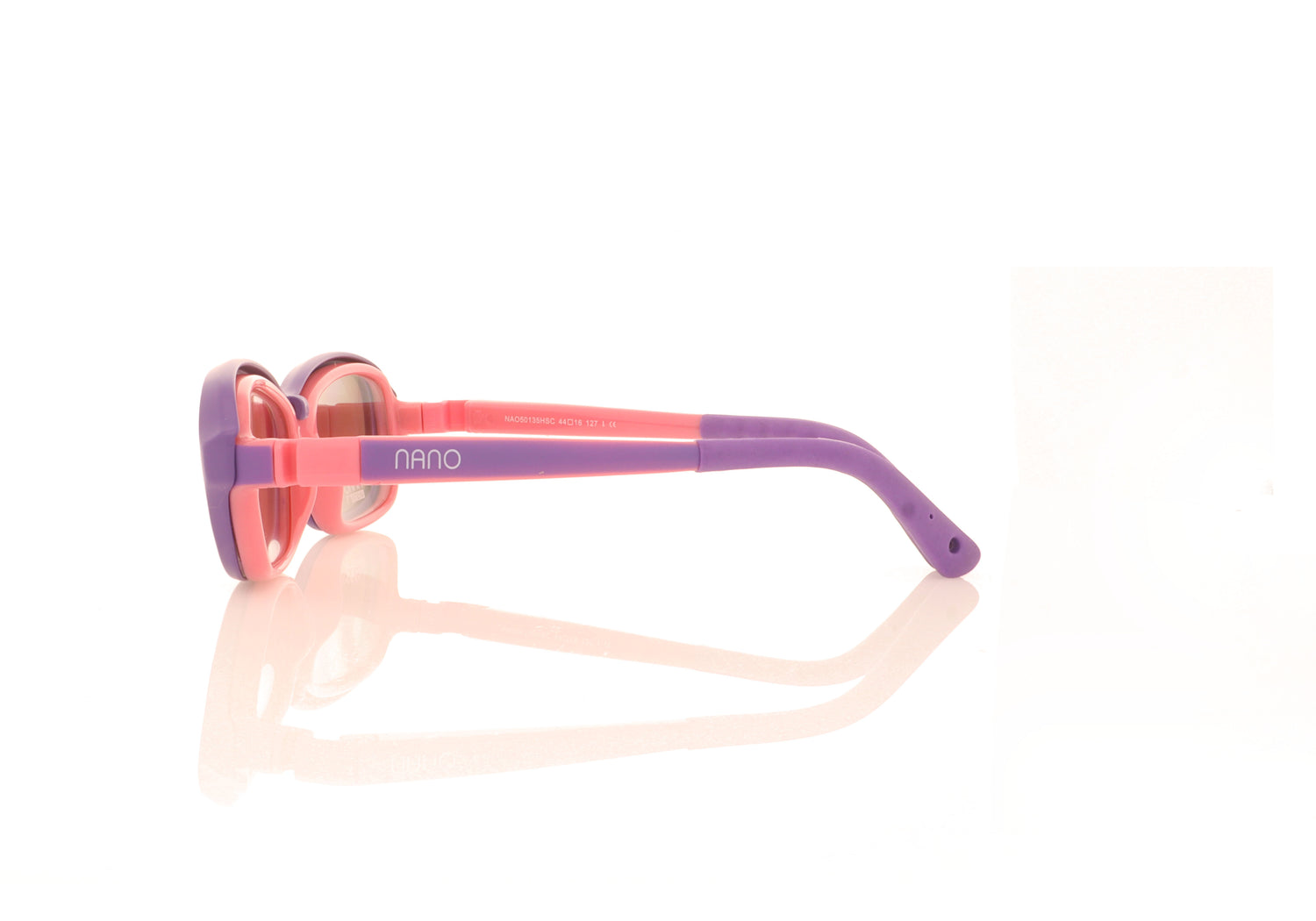 NanoVista Quest NAO50135HSC Purple Pink With Clip Glasses - Side