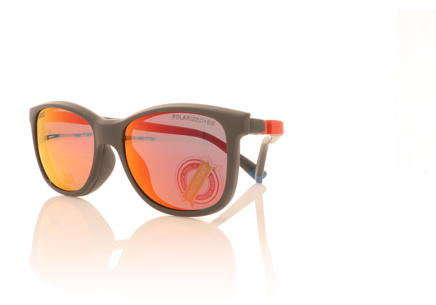 NanoVista Quest NAO840348SC Grey with Clip On Glasses - Angle