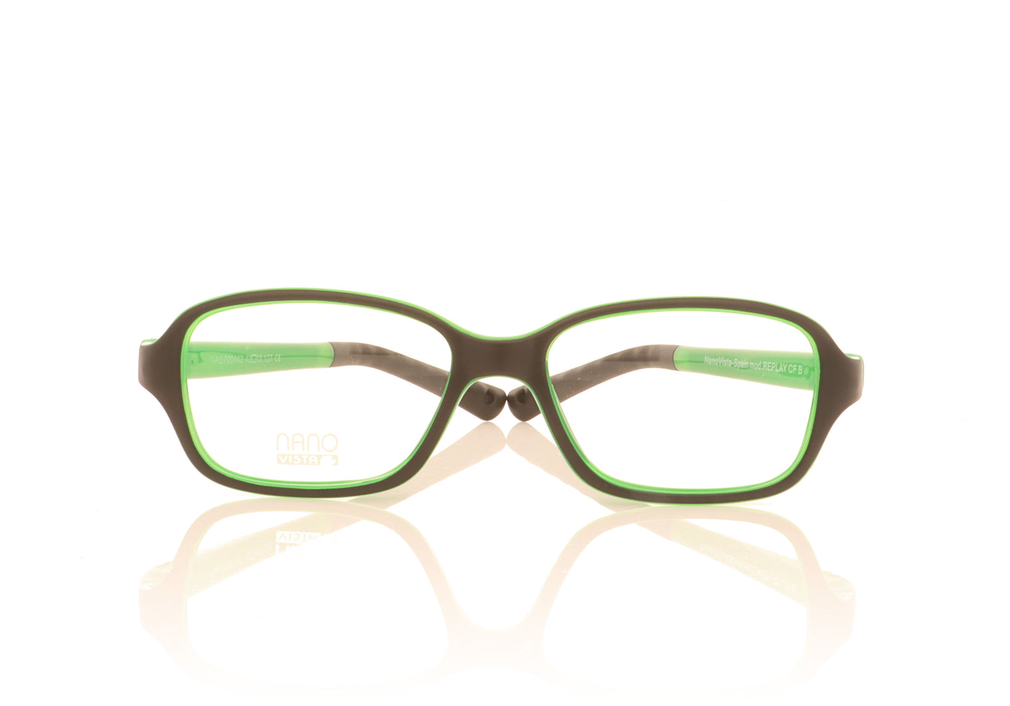 NanoVista Replay 3.0 NAO700442 Black Green Glasses - Front