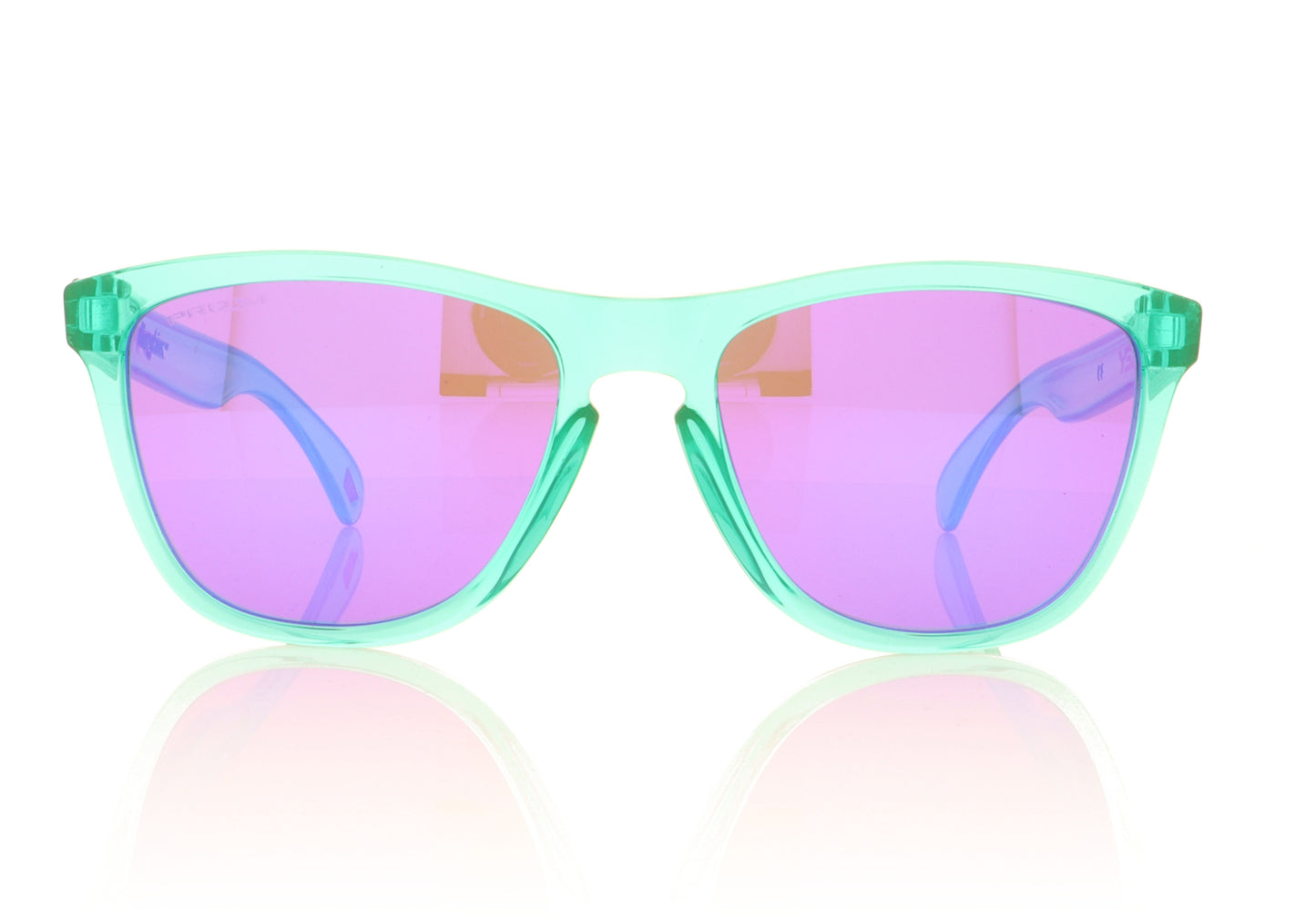 Oakley Frogskins 9013J8 Translucent Celeste Sunglasses - Front