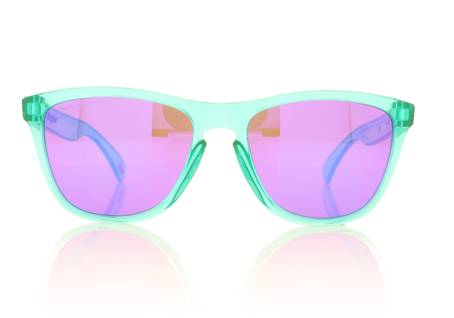 Oakley Frogskins 9013J8 Translucent Celeste Sunglasses - Front