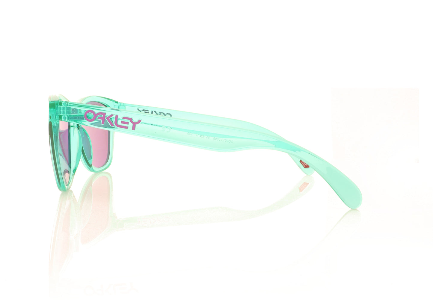 Oakley Frogskins 9013J8 Translucent Celeste Sunglasses - Side