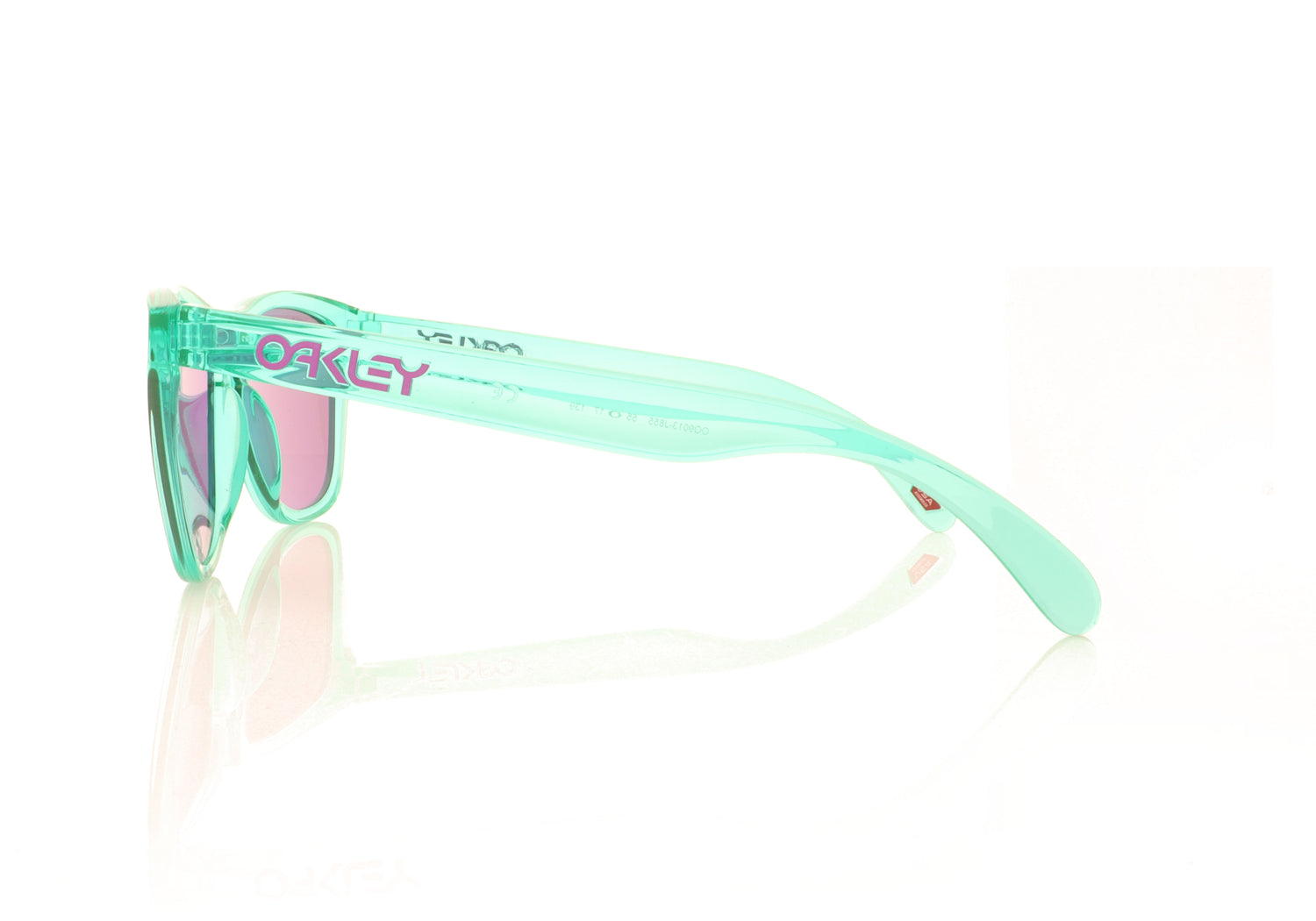 Oakley Frogskins 9013J8 Translucent Celeste Sunglasses - Side