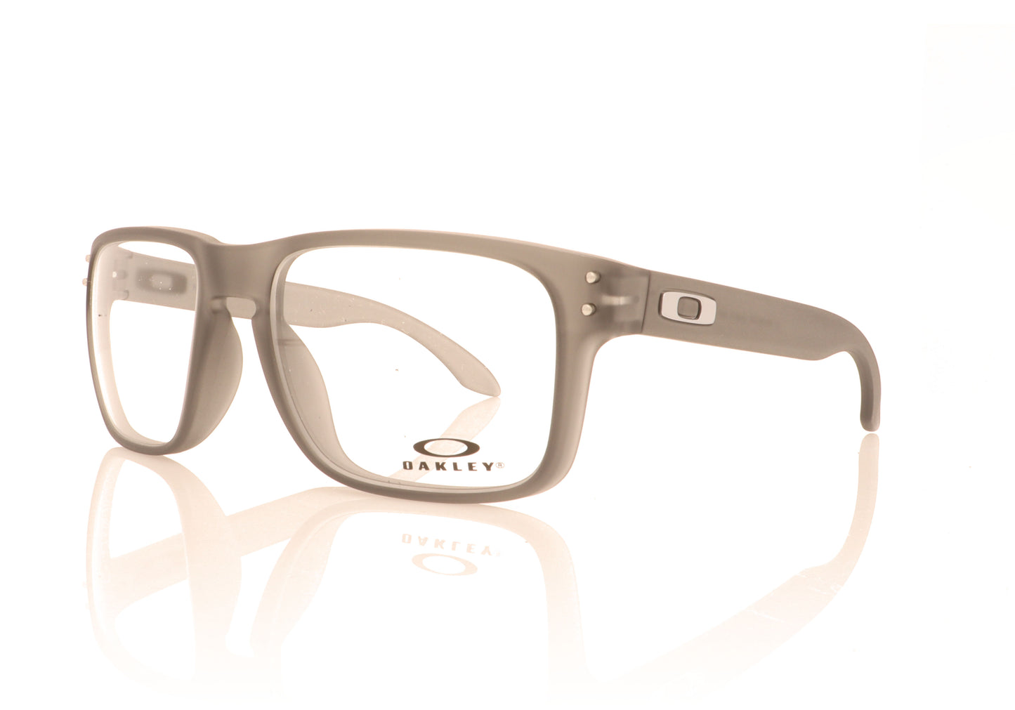 Oakley Holbrook Rx 815607 Satin Grey Glasses - Angle
