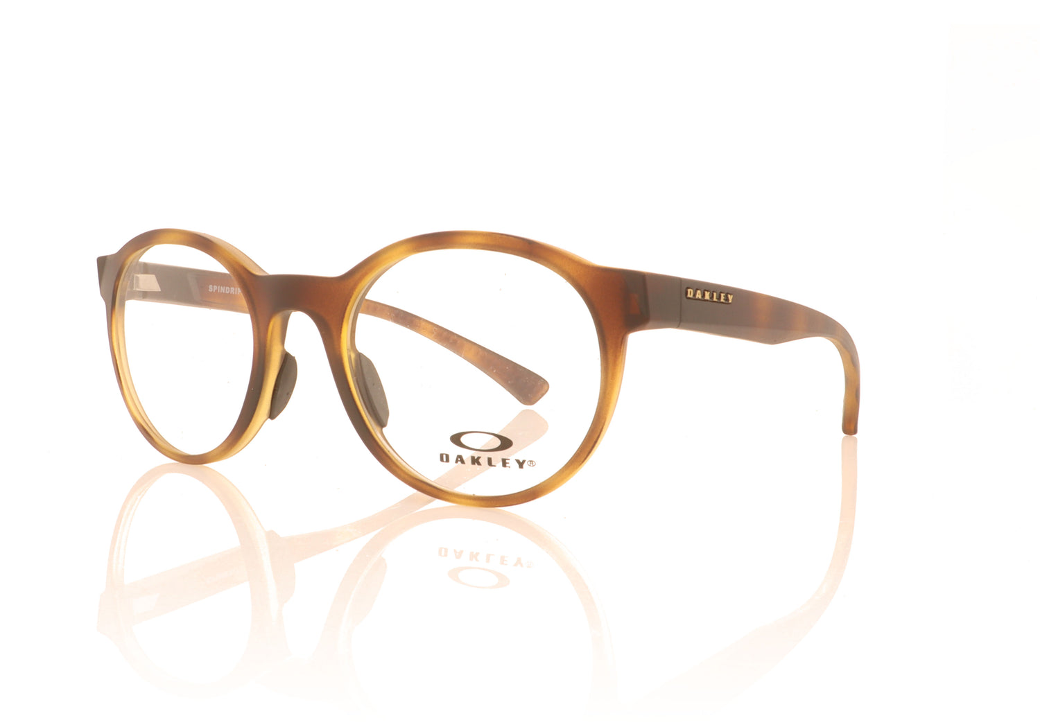 Oakley Spindrift 02 Satin Brown Glasses - Angle