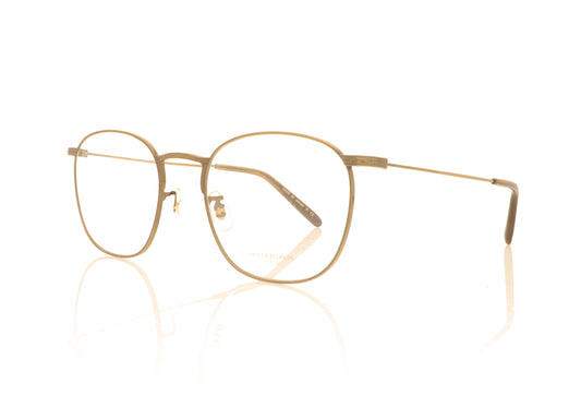 Oliver Peoples OV1285T 5284 Antique Gold Glasses - Angle