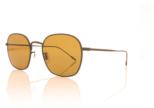 Oliver Peoples Ades 506253 Matte Black Sunglasses - Angle