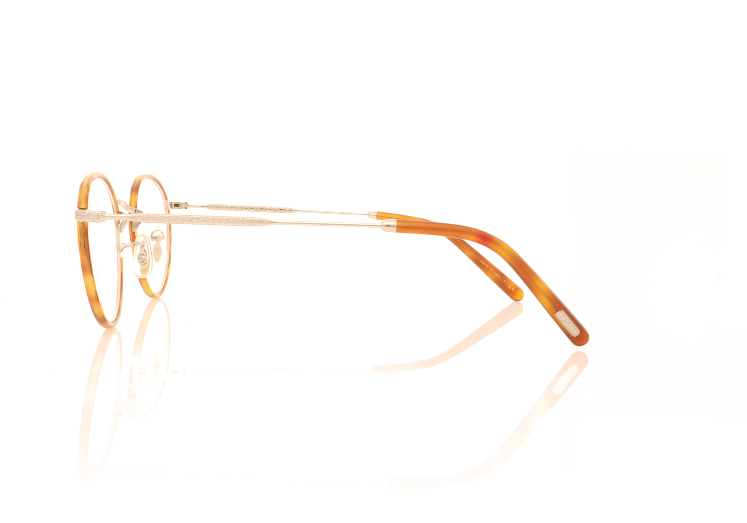 Oliver Peoples Carling 5063 Brushed Silver Glasses - Side